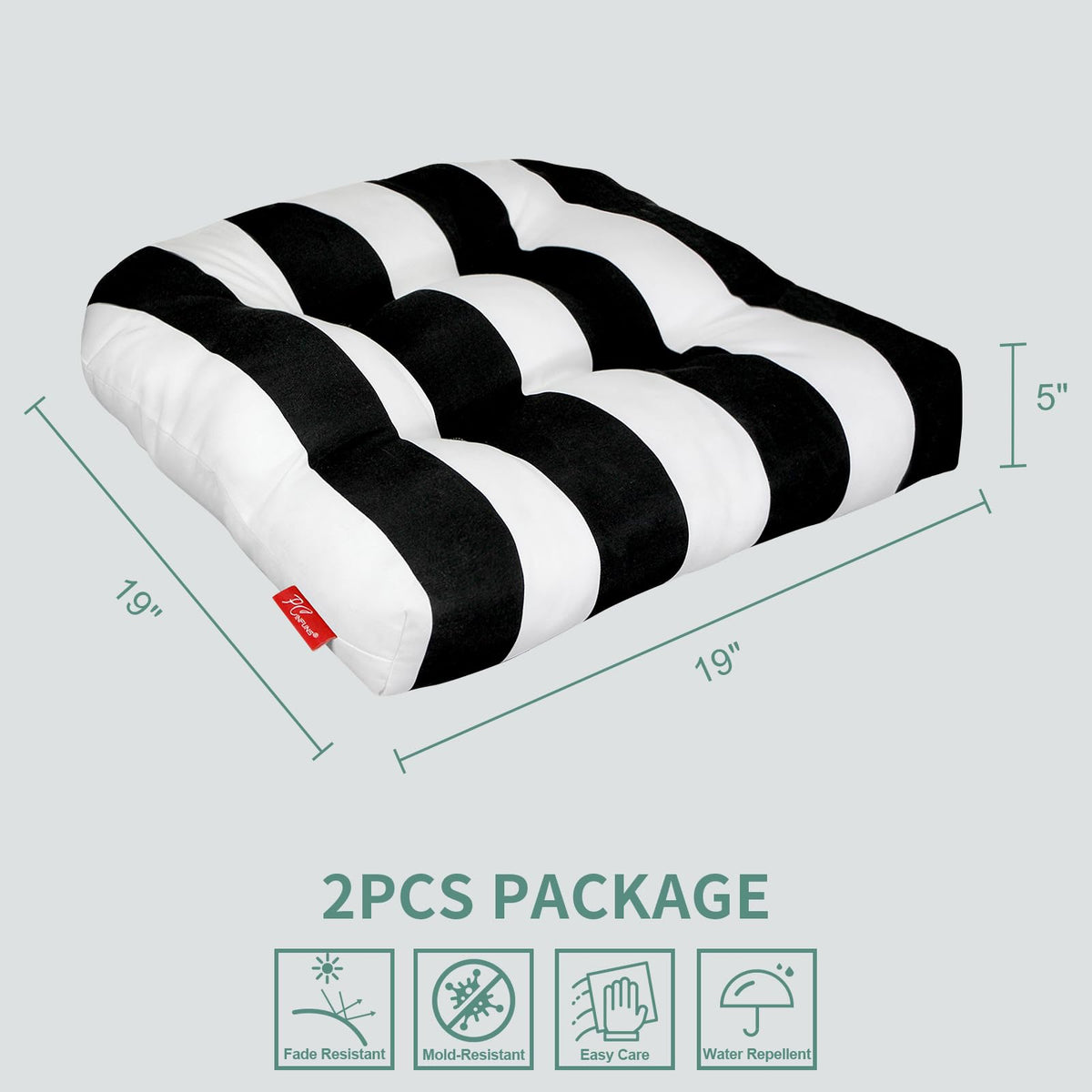 Pcinfuns cushion fabric with water-resistant coating protects against spills
