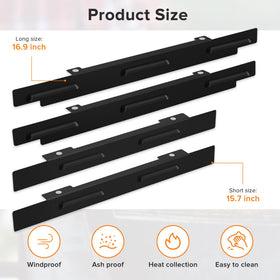 PCLHCGJJ 36-inch griddle fit ensures reliable protection against wind during outdoor cooking