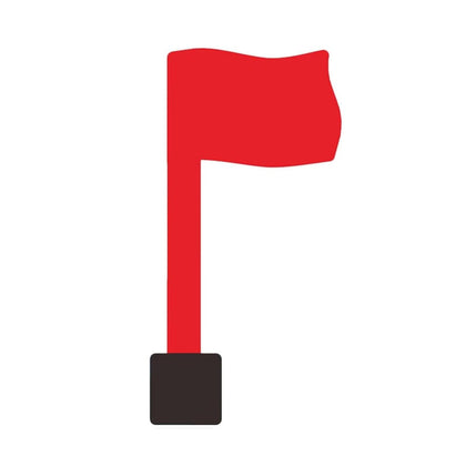 Pcmursal mailbox flag kit with adhesive-back installed on a smooth surface for quick setup.