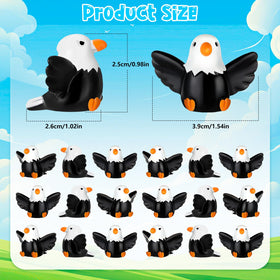 PCTCSHQ tiny bald eagle statue ideal as a desk or shelf accent