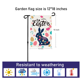 Pdallatell 12-by-18 inch garden flag with sleeve opening for easy installation
