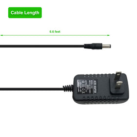 PDEEY plug-and-play battery charger with compact travel-friendly design.