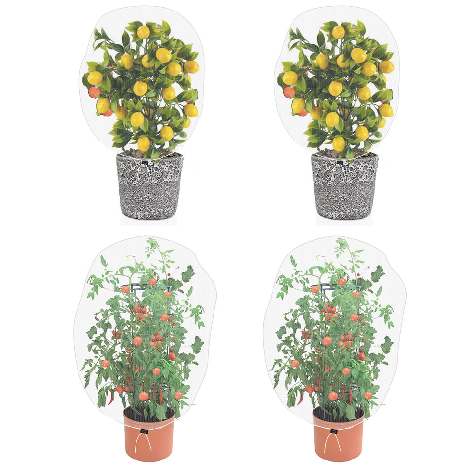 PDGROW garden mesh netting protecting plants from pests with full coverage.