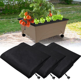pdpdoc 3-pack city pickers mulch cover enhances airflow for healthy plant beds