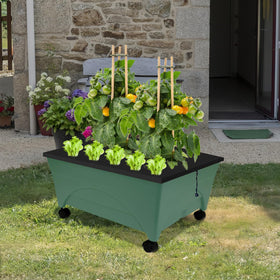 pdpdoc black mulch cover lightweight and easy to store after seasons