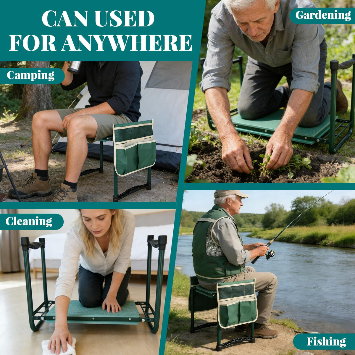 Gift-ready PEAKCLOUDS heavy-duty kneeler packaging presentation