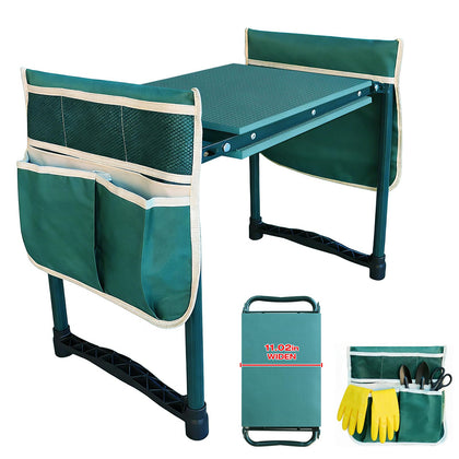 PEAKCLOUDS heavy-duty kneeler-seat in full view showing extra-wide surface for comfort