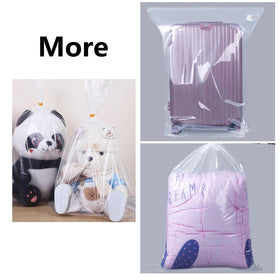 PeakRider clear engine bag cover protecting bedding and chairs