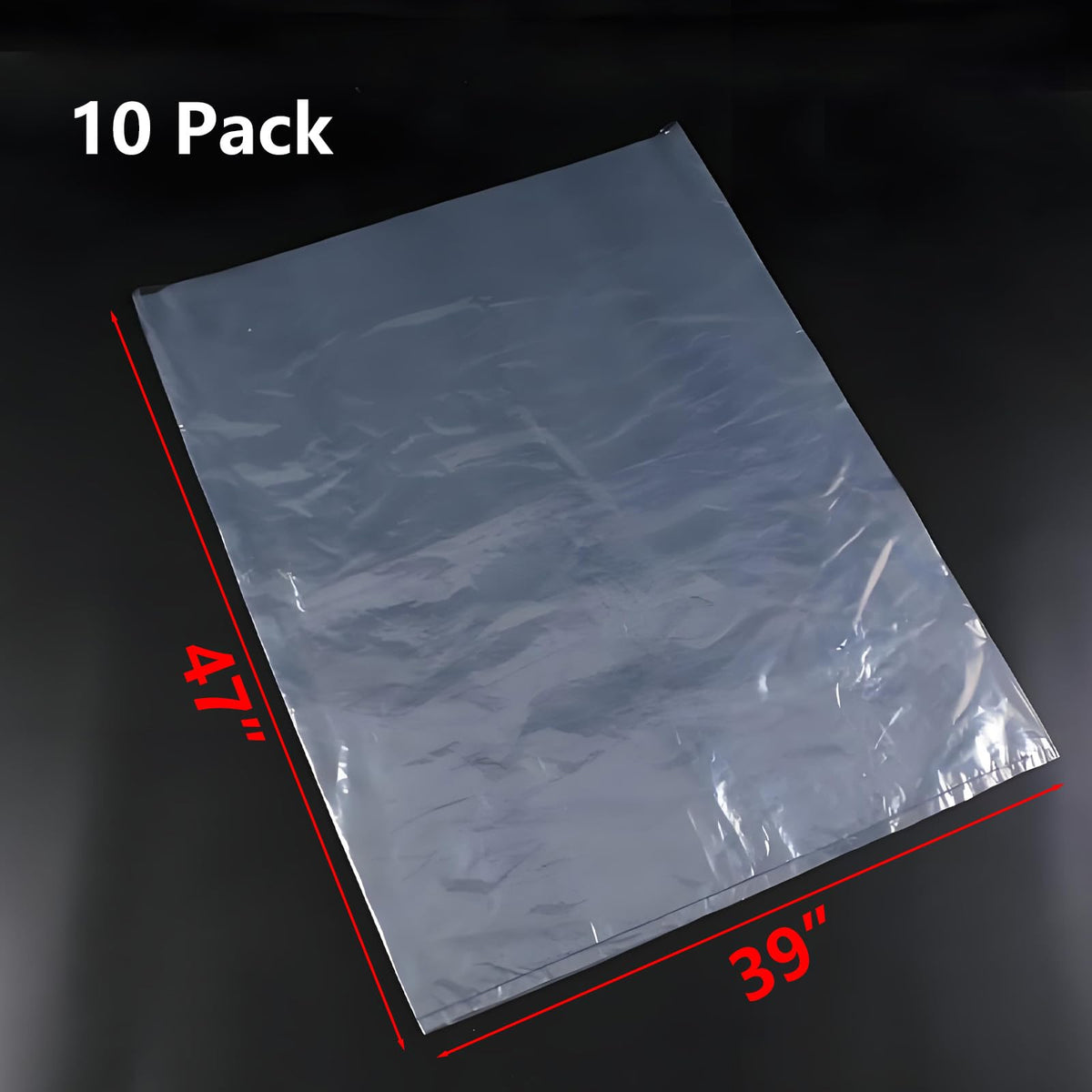 PeakRider clear engine bag cover close-up thickened PE material