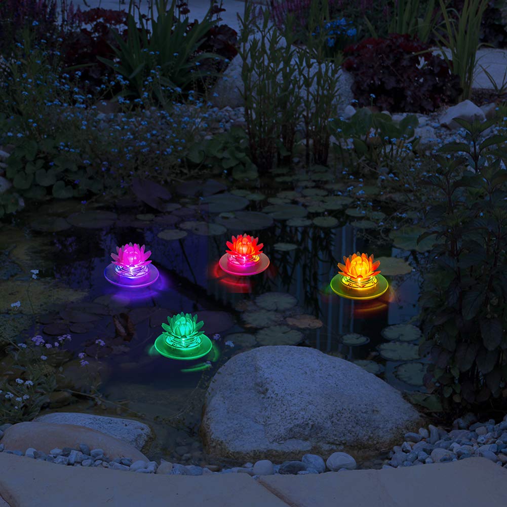 Pearlstar garden pond decor light enhances outdoor ambience