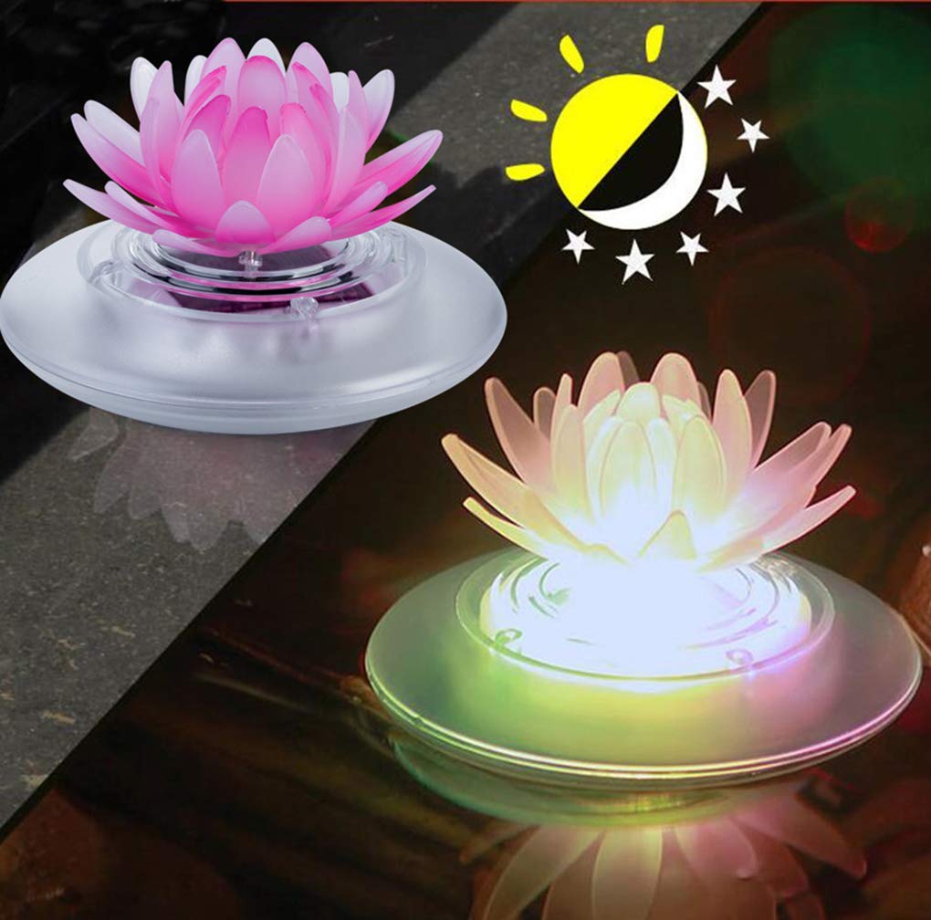 Pearlstar solar-powered floating light for effortless yard decoration