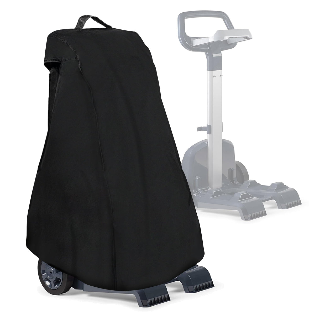 PEATOVIE robotic pool caddy cover with universal compatibility protects cleaners from sun and dust.