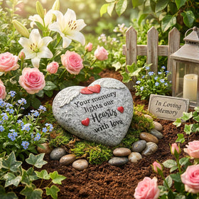 Pechpell sympathy gift memorial stone for bereavement remembrance