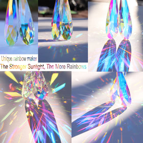 PEDOBO rainbow ornament suitable for garden, nursery, or window decor.