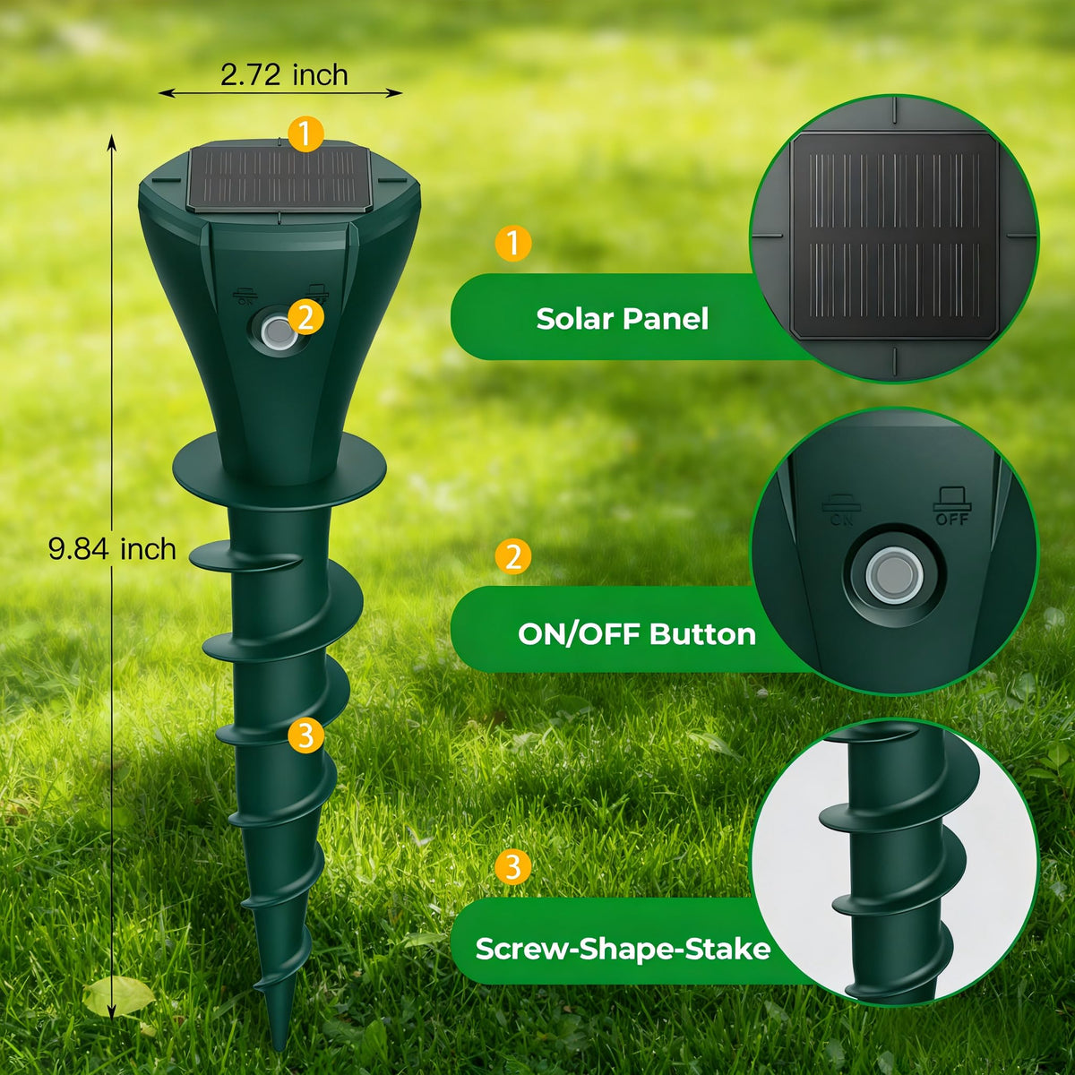 Peepst warranty and support back a durable outdoor deterrent.