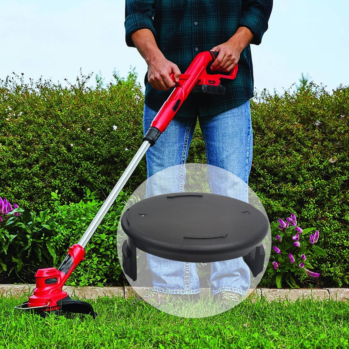 PEHUAP black finish fits Hyper Tough trimmers for a seamless look