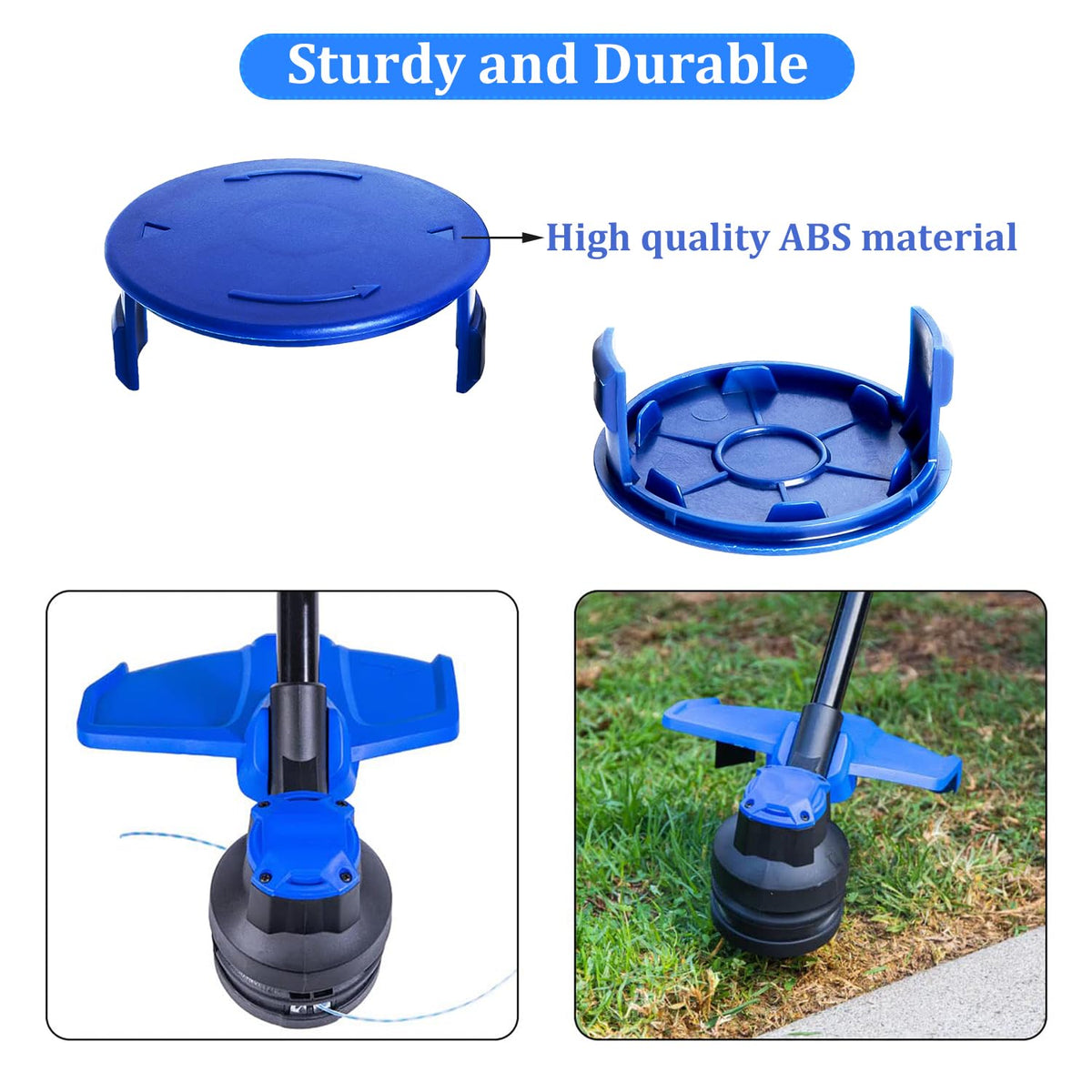 PEHUAP blue original-color cap cover mirrors the factory part for a seamless look.
