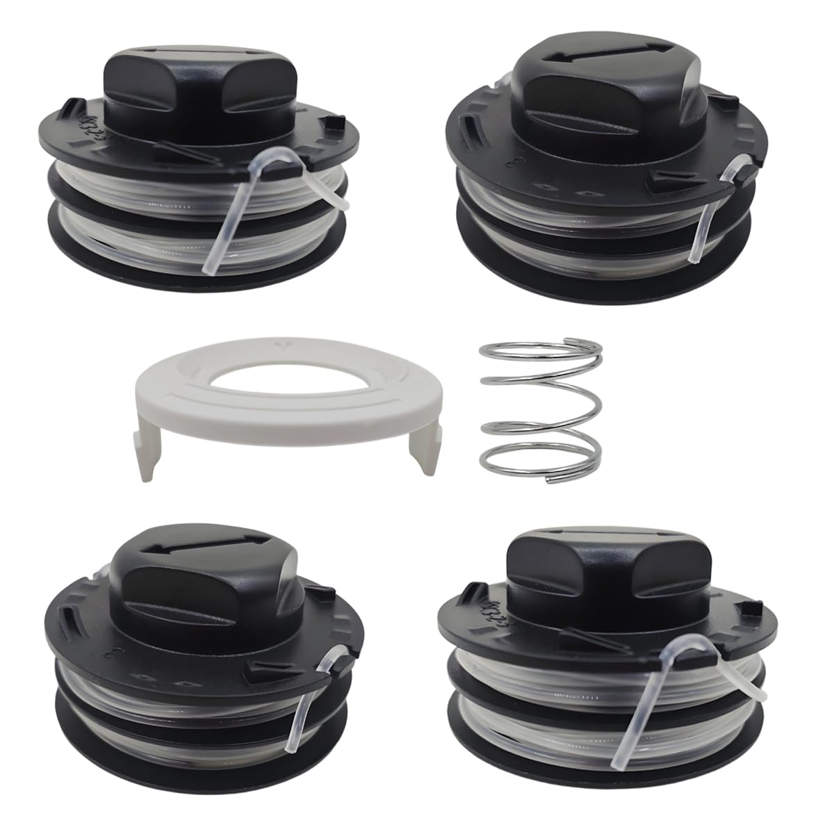 PEHUAP C3-2 spool assembly with pre-wound 0.080 inch line for quick setup.