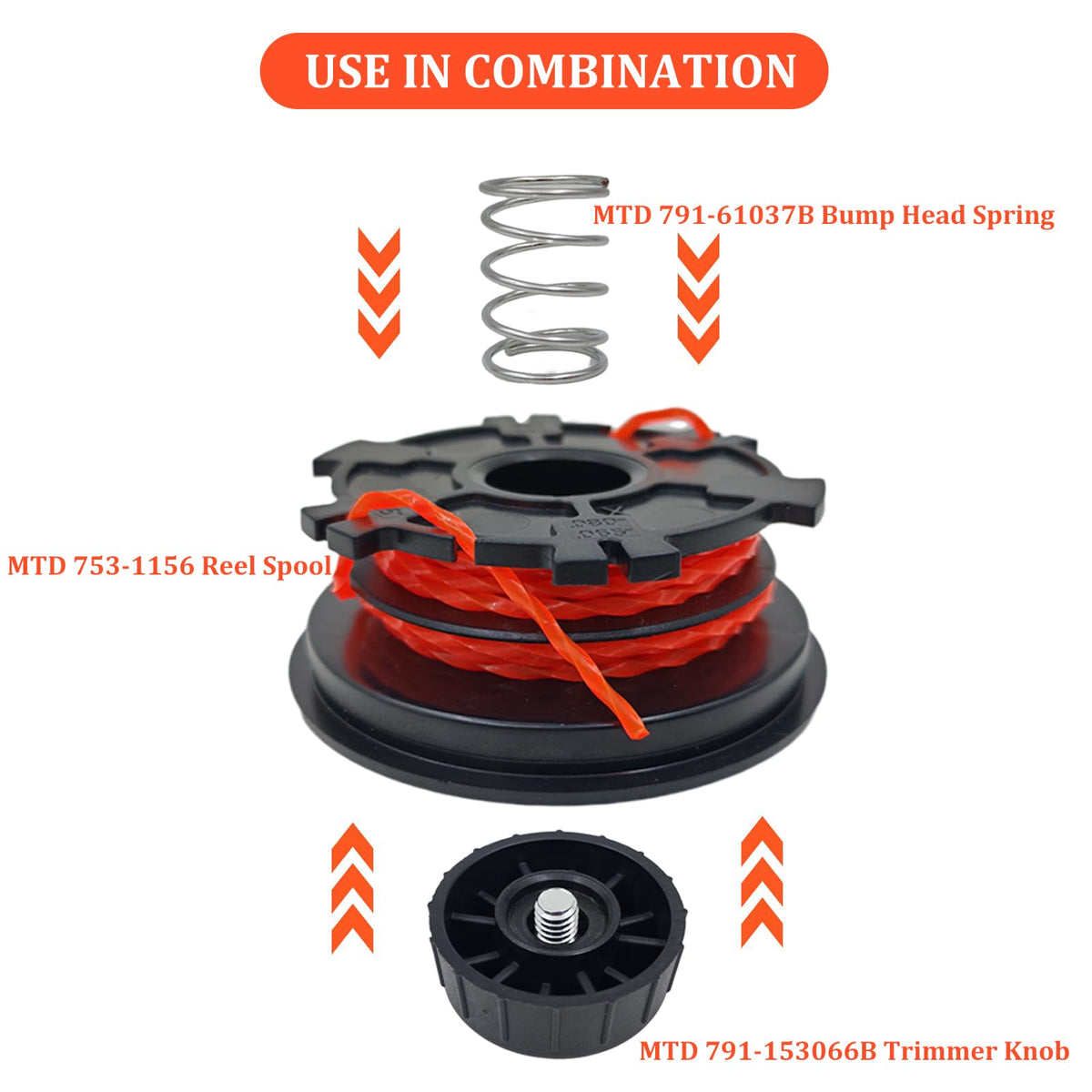 PEHUAP Cub Cadet trimmer spring ensures reliable spool operation