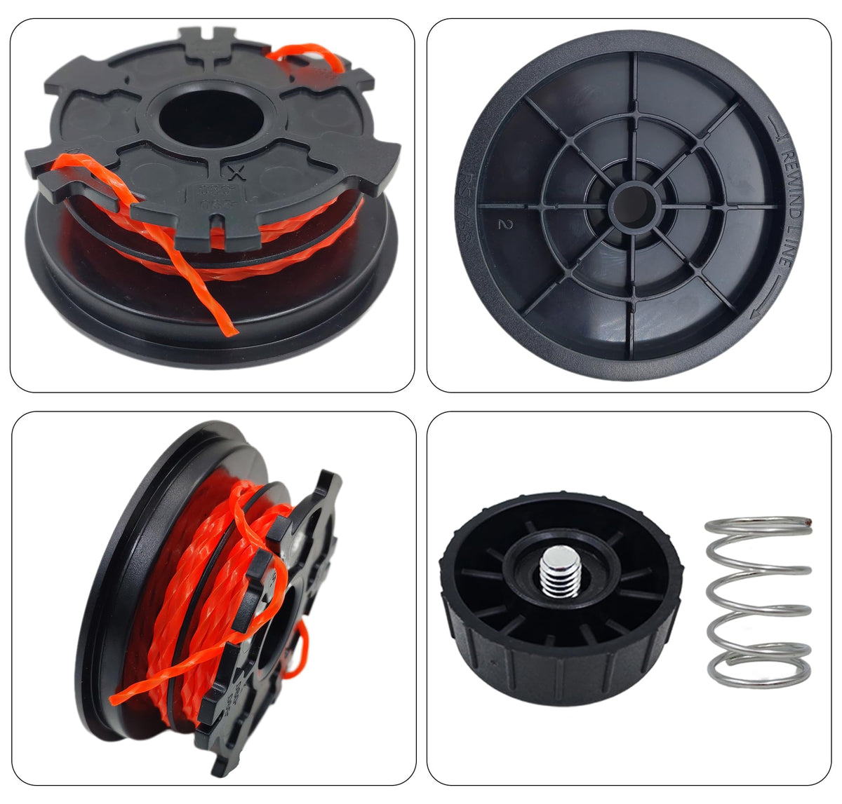 PEHUAP easy-install-spool-cap enables tool-free replacement
