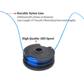 PEHUAP nylon trimmer line resists snapping for steady yard tasks