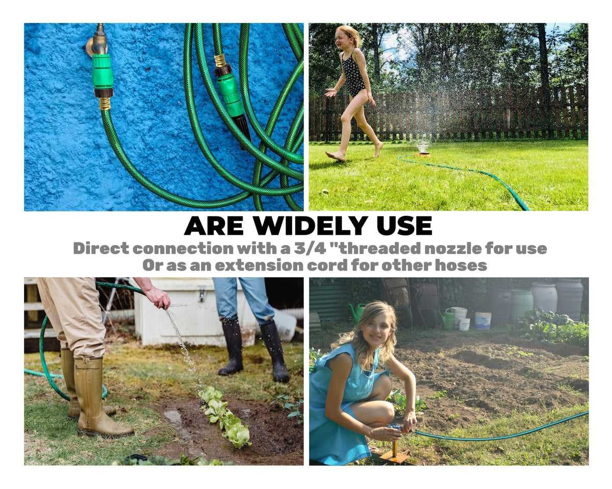 PEISONGFEI versatile hose suitable for garden, car wash, and patio cleaning.