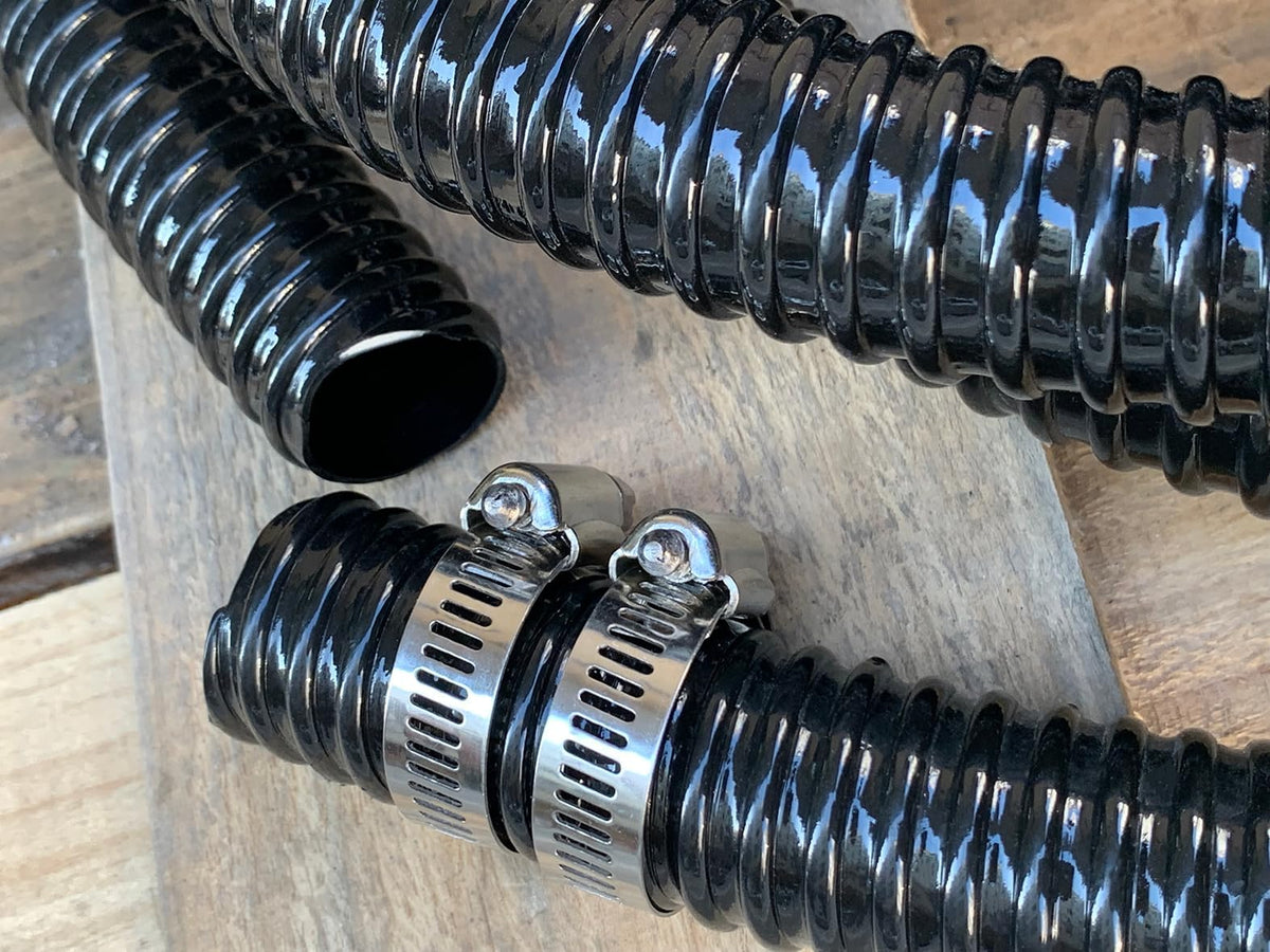 PEISONGFEI stainless steel hose clamps included for easy installation.