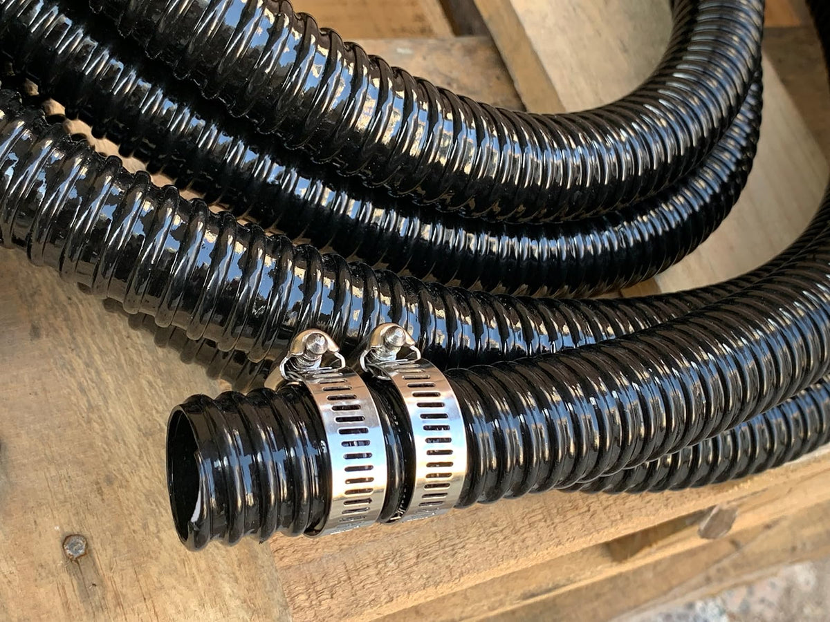 PEISONGFEI hose includes stainless steel clamps for quick secure installation