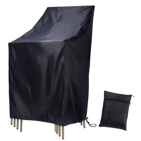 Pektiftn stackable chair cover waterproof 210D protects against rain