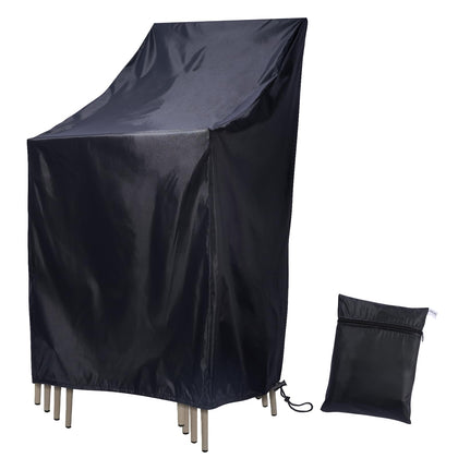 Pektiftn stackable chair cover waterproof 210D protects against rain