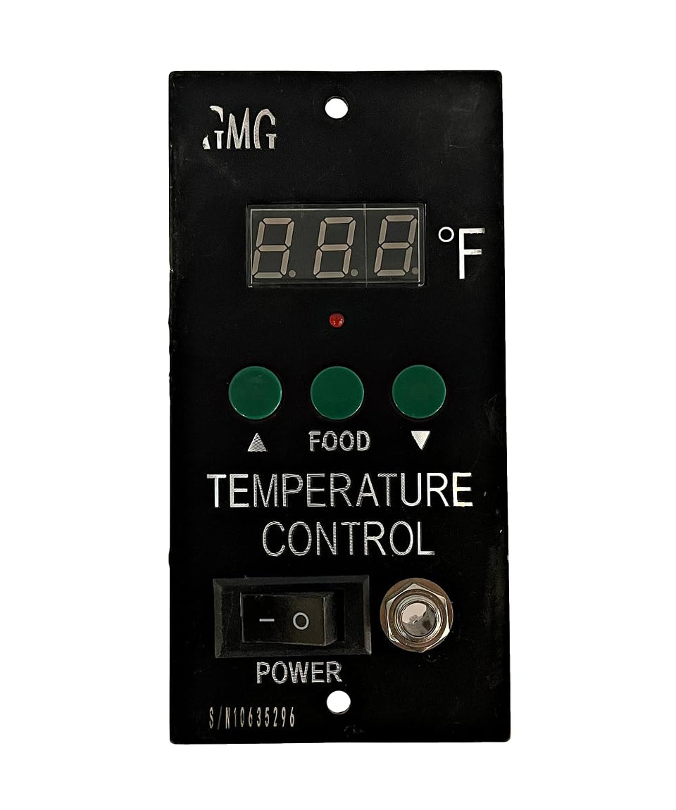 Pellethead GMG Daniel Boone Choice front view shows replacement board ready for simple grilling control