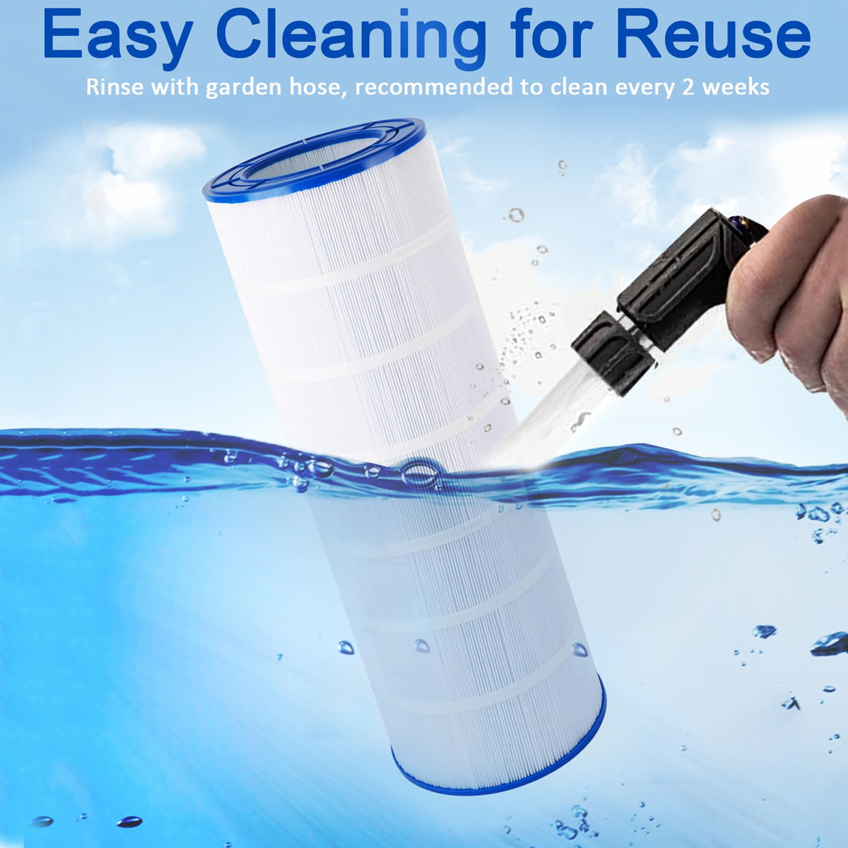 PELLUCID CC150 filtration fabric detail demonstrates enhanced dirt capture potential.