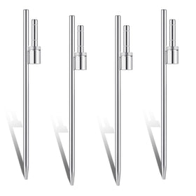 Pelopy feather flag ground spike 20-inch for stable outdoor display