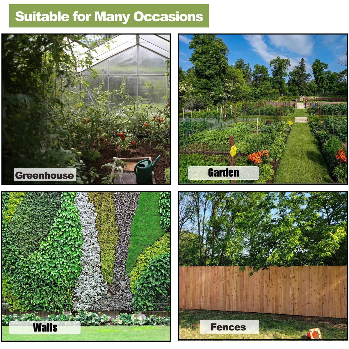 Pemaly complete trellis hook kit for balconies, hoop houses, and small gardens.