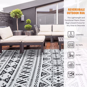 Pendolr easy-clean patio mat ideal for high-traffic areas