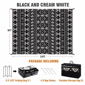 Pendolr reversible pattern rug shows two sides for versatile patio styling