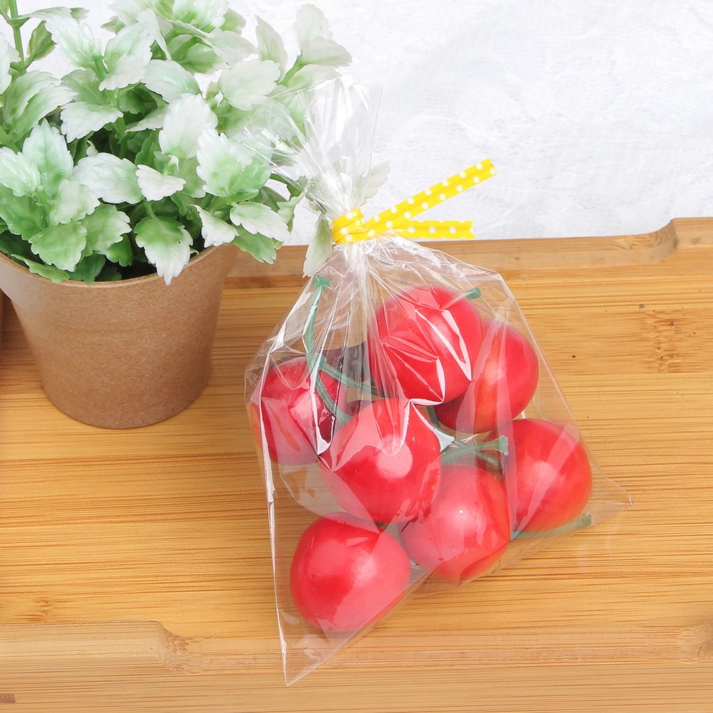 Pengxiaomei blue dot-pattern twist tie for chocolate gifts and craft storage