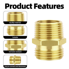Penitue no-leak brass fittings ensure steady water flow for sprinklers and irrigation