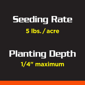 Pennington Rackmaster Durana blooming clover supports pollinator-friendly habitats