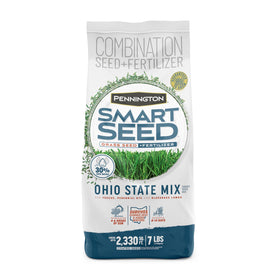 Pennington Smart Seed Ohio State Grass Mix bag ready for planting and lawn rejuvenation.