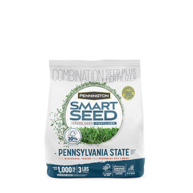 Pennington Smart Seed Pennsylvania Mix bag ready for overseeding up to 1000 sq ft.