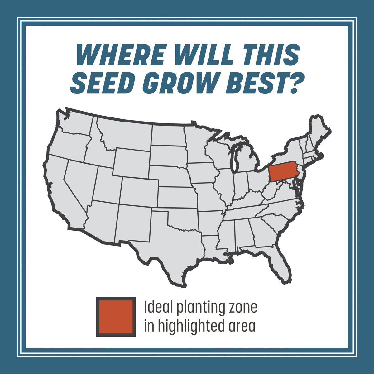 Pennington Smart Seed Pennsylvania Mix drought-tolerant seeds reducing water use.