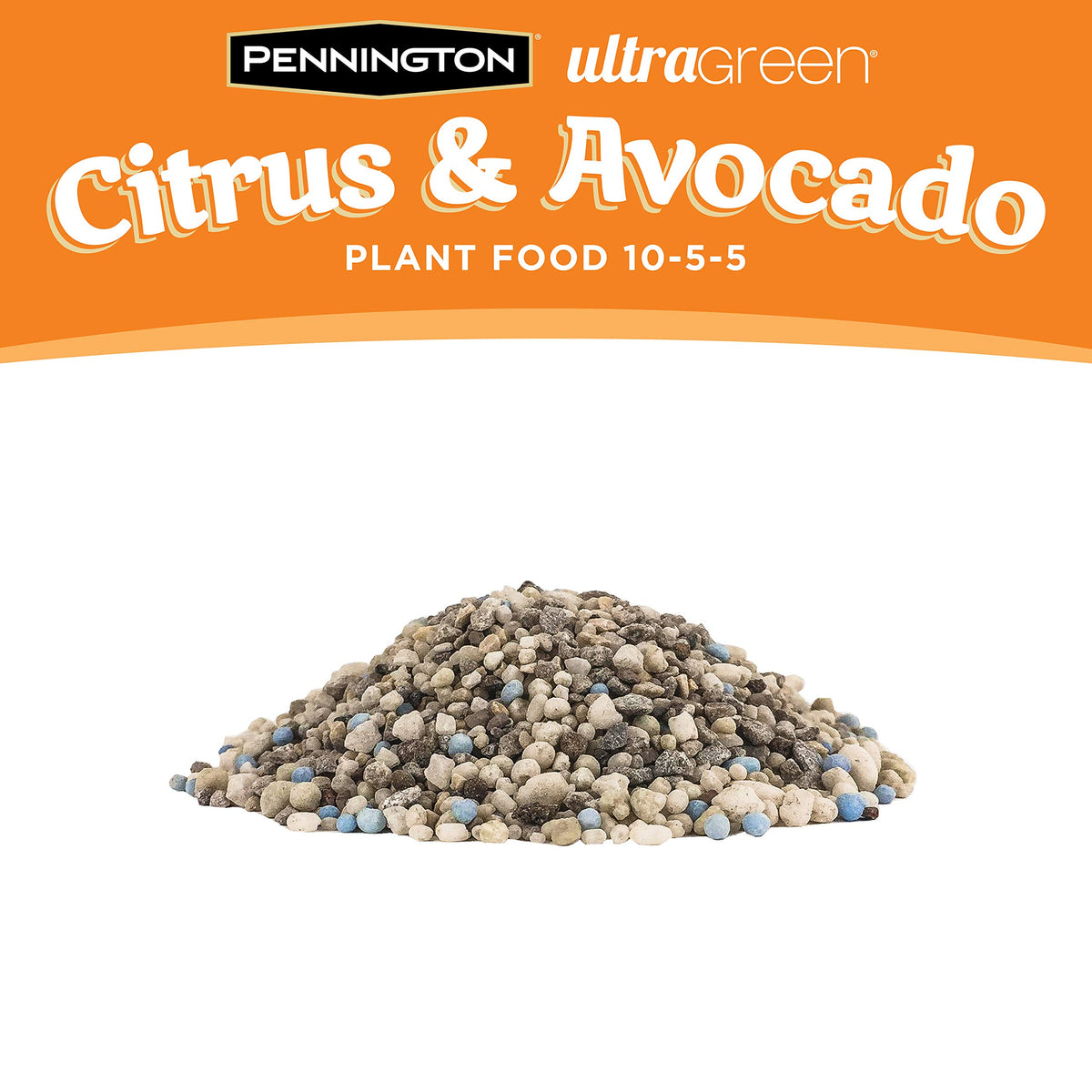 Pennington UltraGreen 10-5-5 shows micronutrient support including iron and zinc