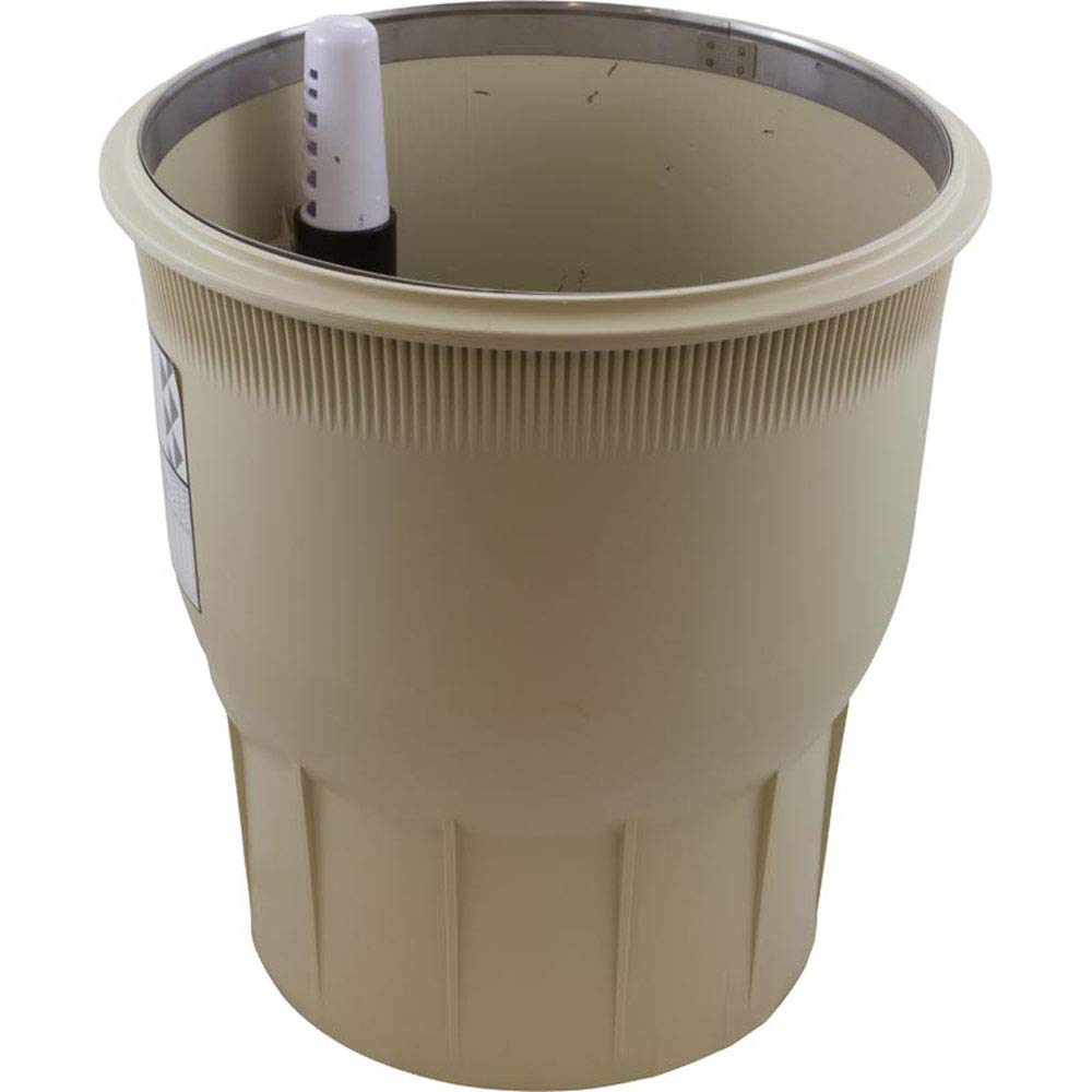 Close-up of Pentair 178578 almond bottom tank with durable construction.