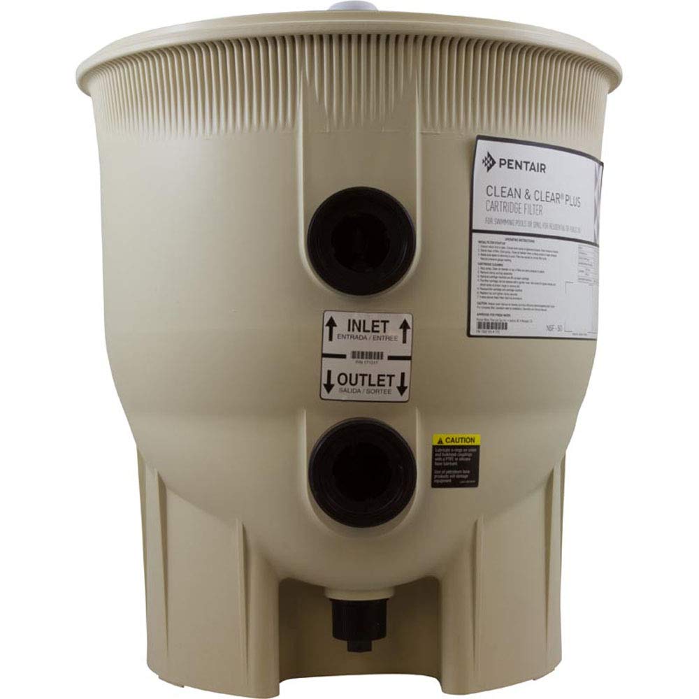 Replacement-fit design of Pentair 178578 almond bottom tank highlights compatibility.