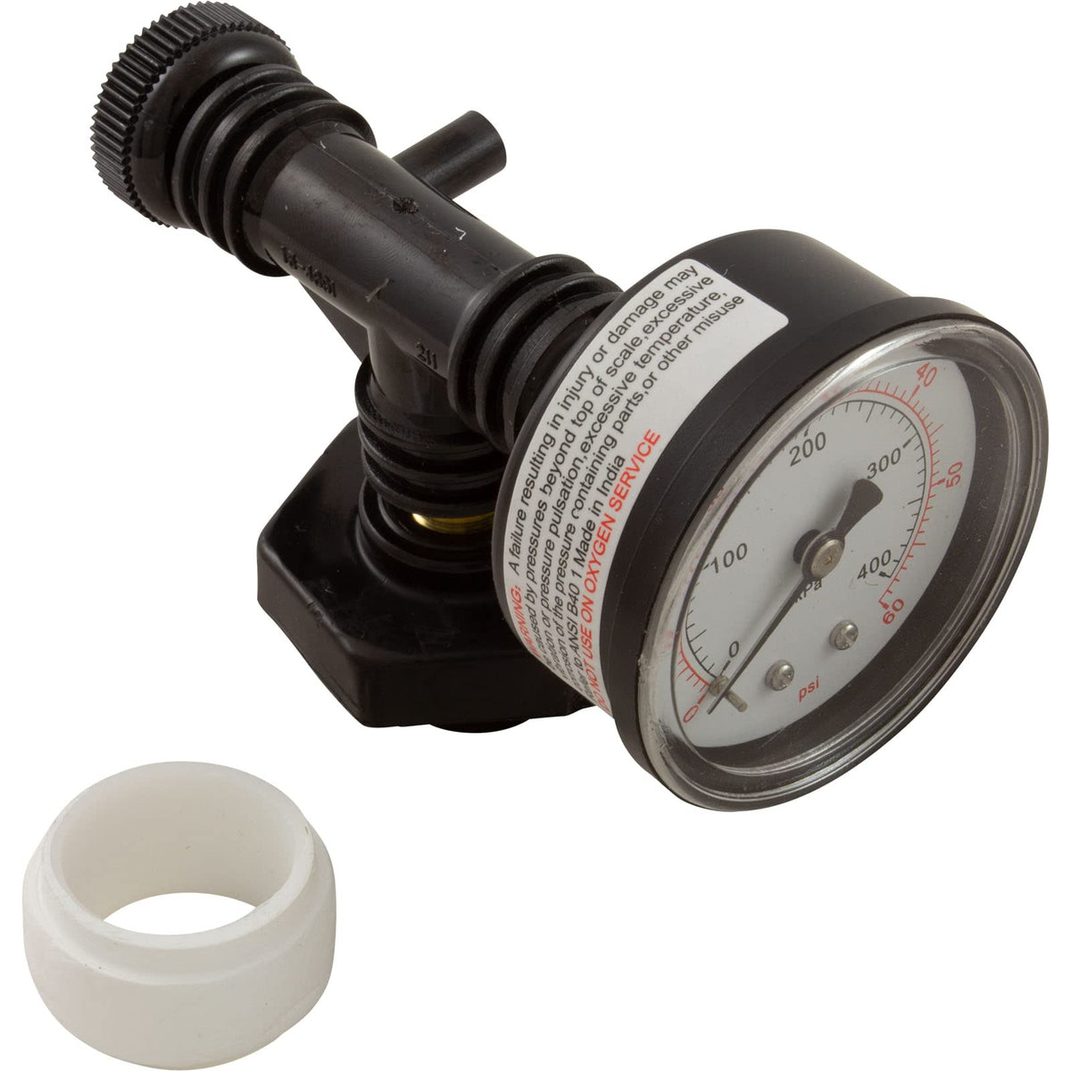 Pentair 24850-0105 pressure gauge assembly with 2-inch dial for System 3