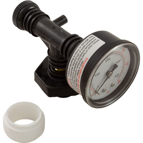 Pentair 24850-0105 pressure gauge assembly with 2-inch dial for System 3