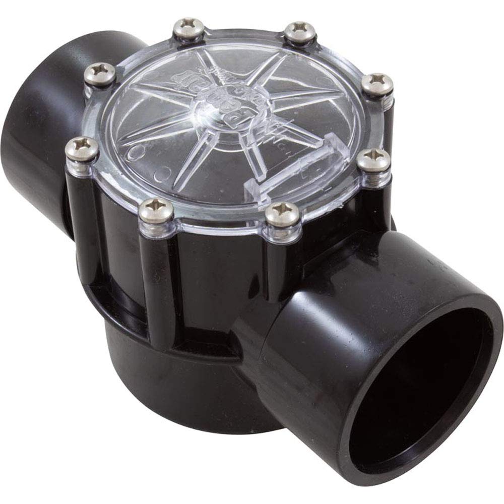 Closeup of Pentair 263042 CPVC valve body highlighting durable construction.