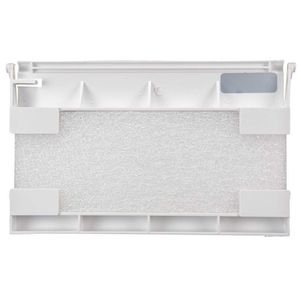 Pentair 516252 white weir gate assembly—side view for vinyl liner skimmers.