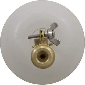 Close-up of Pentair brass valve for precise filling and durable performance